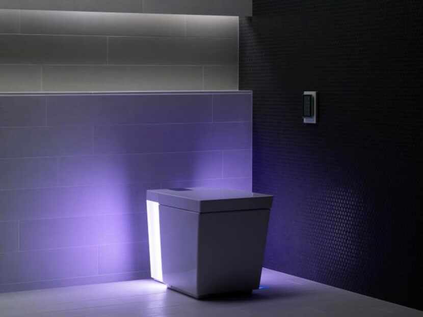 
Light it up - With a touch-screen remote, users of the Kohler Numi toilet can pre-set...