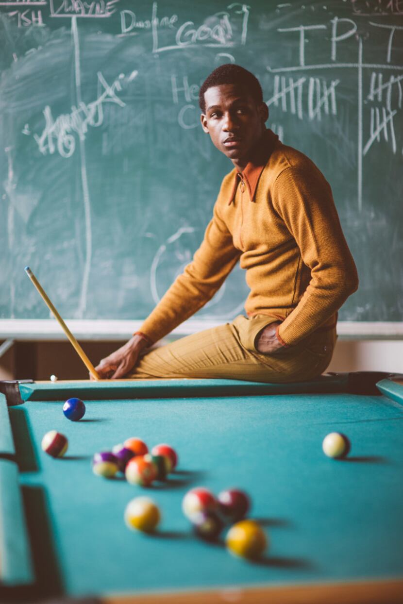 This shot of musician Leon Bridges, taken at a pool table by Kathy Tran, will be part of the...