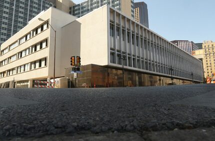 The former Dallas Public Library building is part of a two-building, $221 million...