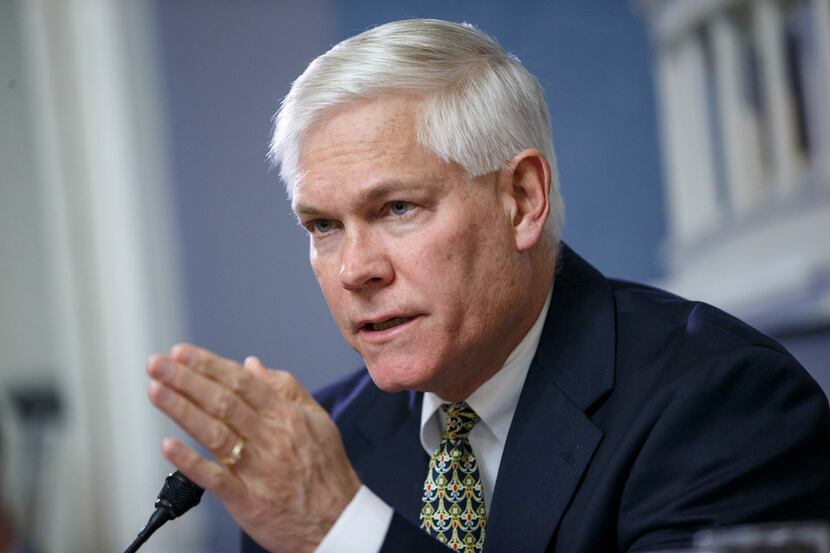 House Rules Committee Chairman Pete Sessions, R-Texas, opens a meeting of the House Rules...