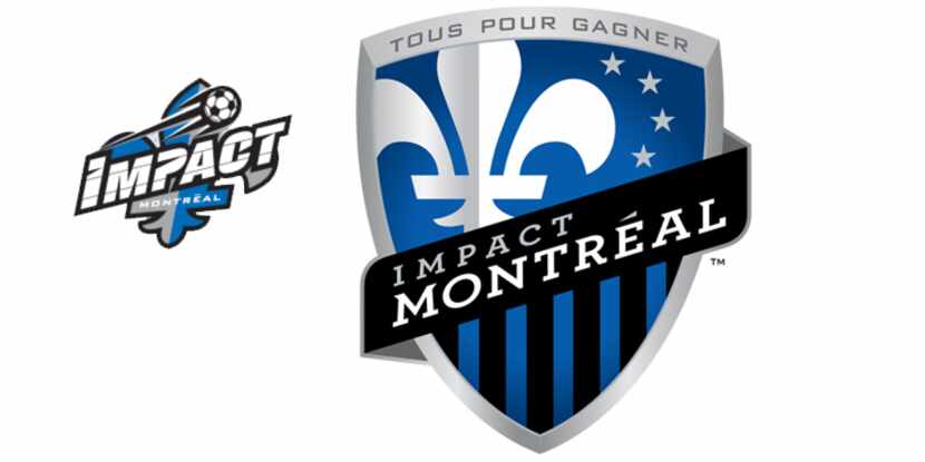 Montreal Impact logos.