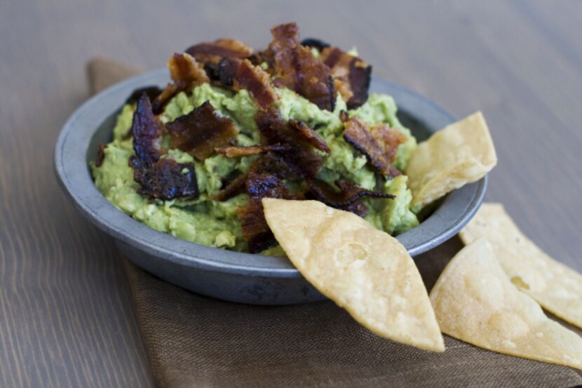 Sweet heat bacon guacamole.