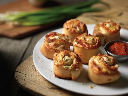 Old Chicago's pepperoni pizza rolls are a popular order.