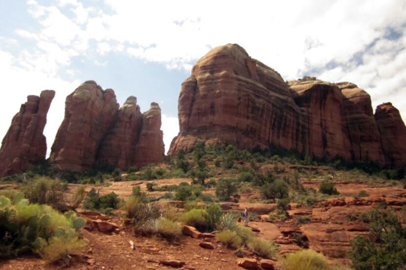 This Sep. 12, 2011 photo shows Cathedral Rock in Sedona, Ariz. A landmark of Sedona's...