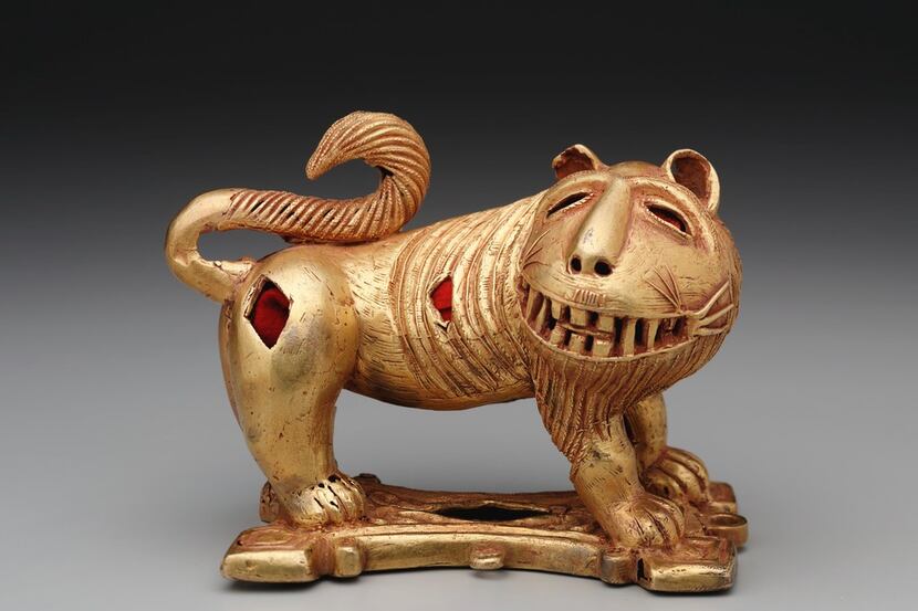 Sword ornament in the form of a lion, Ghana, Nsuta,
Asante peoples, c. mid-20th century,...