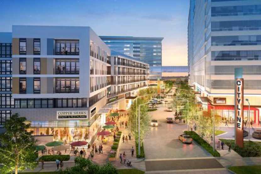 
More than 500 apartments will join office, retail and hotel space in the 186-acre CityLine...