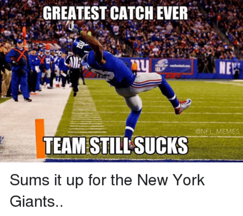 Meme warfare: Cowboys win this one over Eli Manning and hated NY Giants
