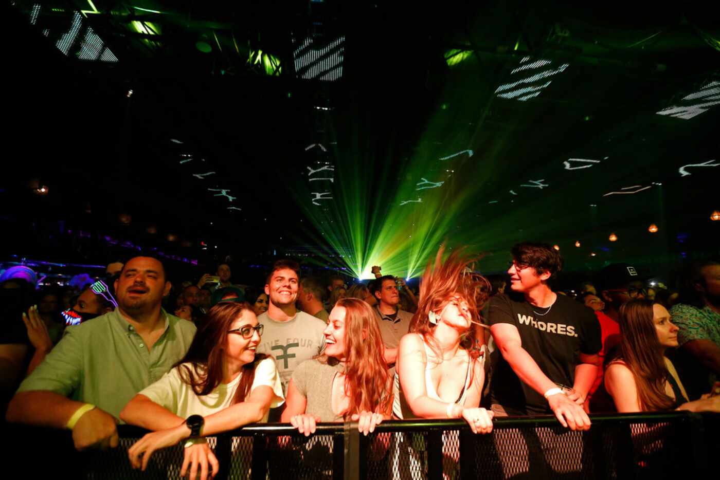 Fans enjoy music by Big Gigantic at Bomb Factory in Dallas.