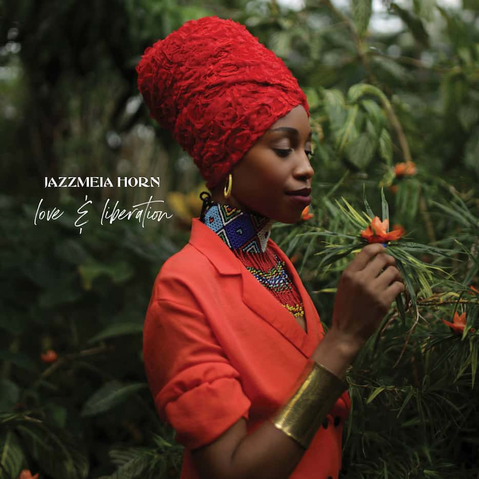 The cover of Dallas-born singer Jazzmeia Horn's second album, Love and Liberation.
