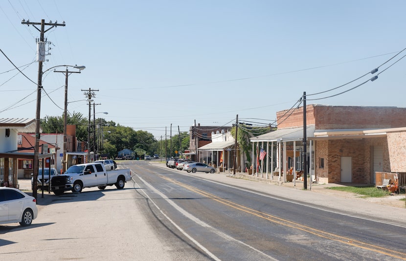 Main St. in Maypearl on Tuesday, Sept. 27, 2022. Maypearl court clerk Teresa Aguilar is...