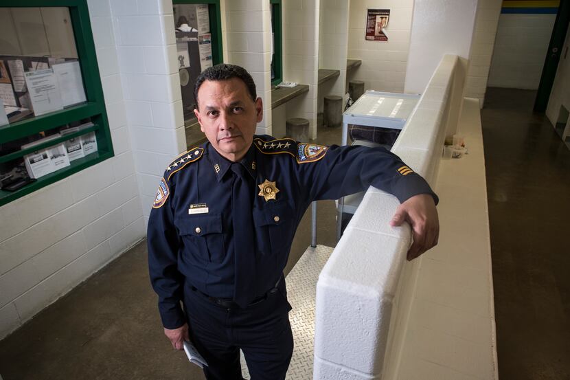 Harris County Sheriff Ed Gonzalez at the Harris County Jail in Houston on Feb. 21, 2017.