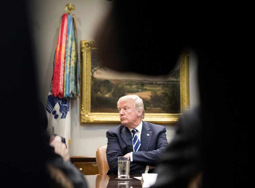  President Donald Trump also attended a prison reform roundtable discussion Thursday inside...