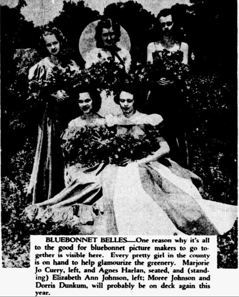 A 1940 image from The Dallas Morning News' archives of a group of girls  dubbed the...