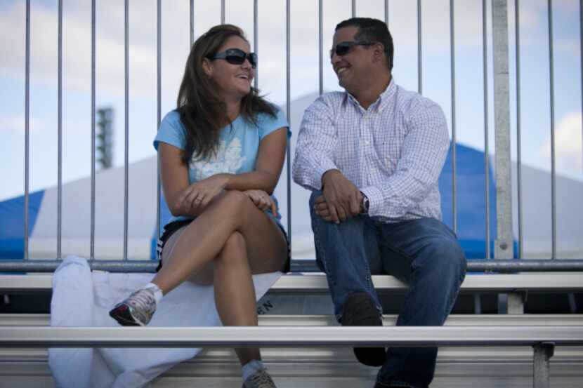 Lisa and Joaquin Erazo enjoy watching soccer in Leesburg, Va., but are worried about the...
