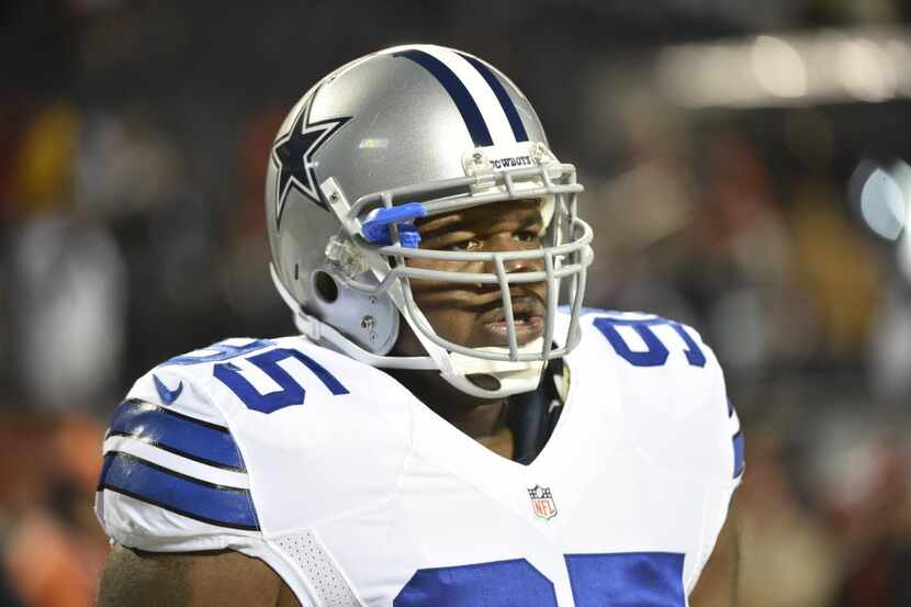 Dallas Cowboys defensive tackle Josh Brent (95) prior to their NFL football game at Soldier...