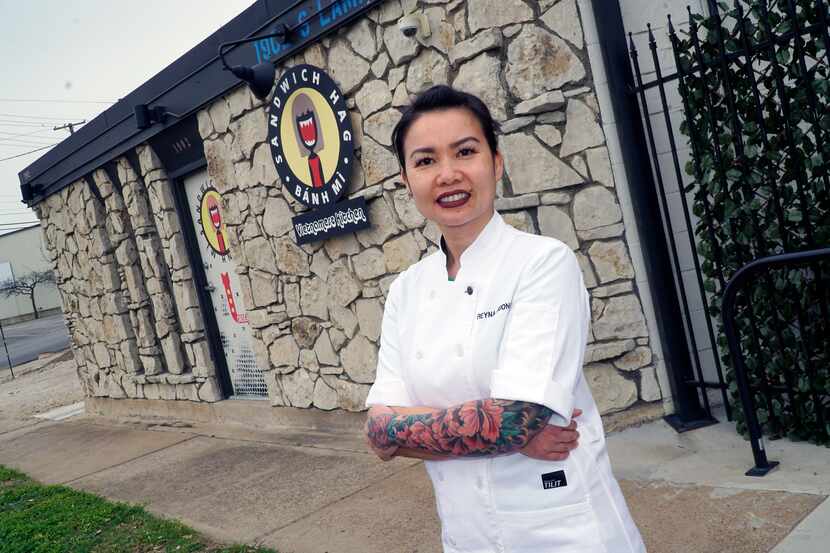 Reyna Duong, owner of Sandwich Hag in Dallas, Texas on Monday, March 2, 2020.  (Lawrence...