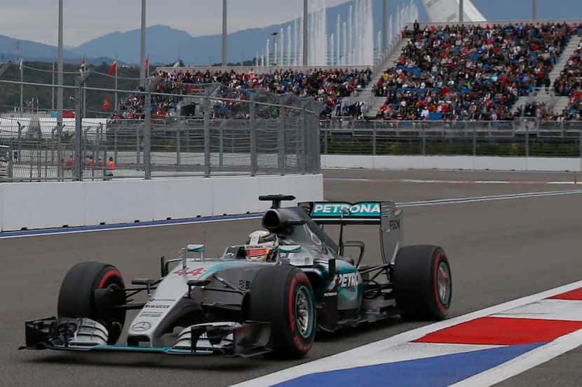 Lewis Hamilton, de Gran Bretaña, ganó el Gran Premio de Rusia hace dos semanas (AP/LUCA BRUNO)
