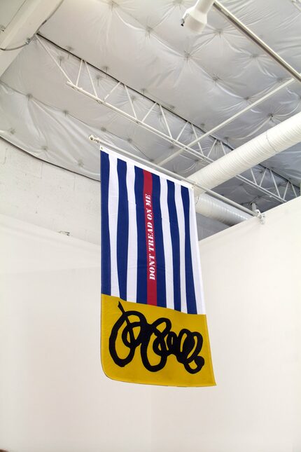 "Flag #2" (2017) is among the works on display. 