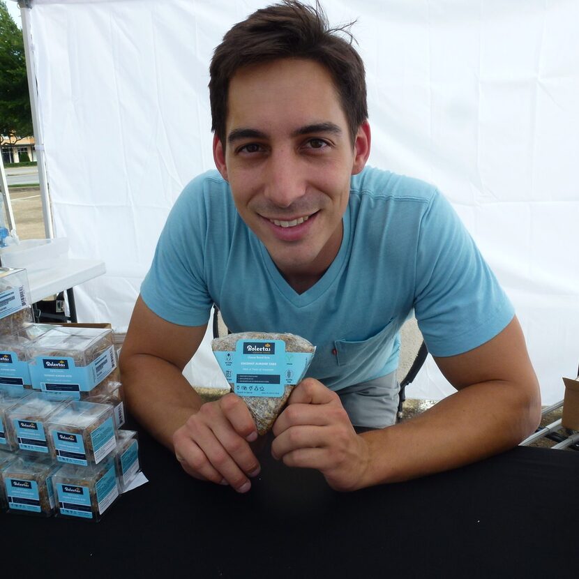 Fernando Rodriguez started developing his Boleetas   coconut-almond bites   as a school...