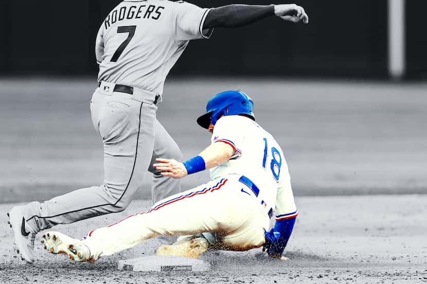 A controversial illegal slide ruling resulted in the end of the Rangers home opener and a...