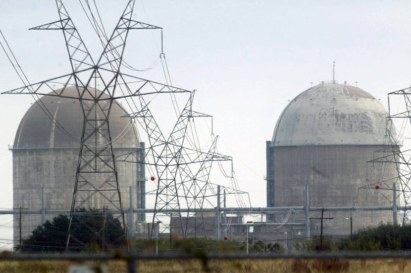 The Comanche Peak nuclear power plant near Glen Rose, Texas.