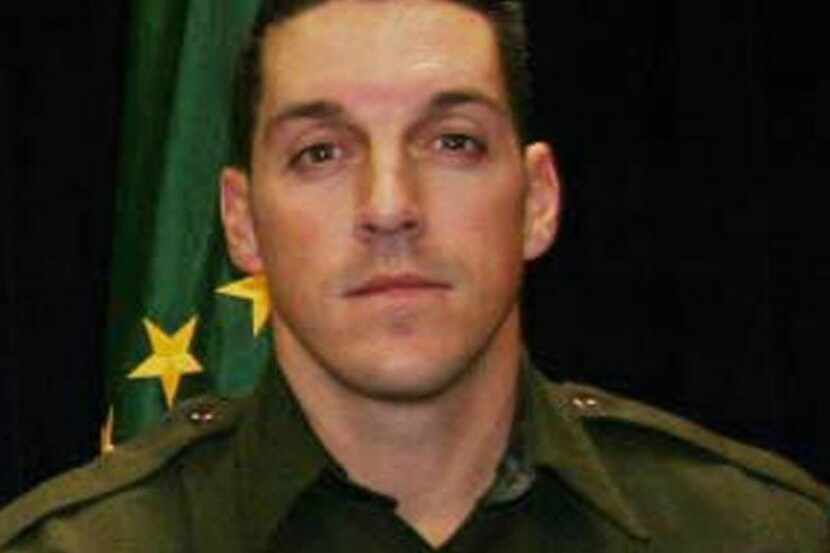 El agente Brian Terry, quien fue asesinado en Arizona, justo al norte de la frontera...