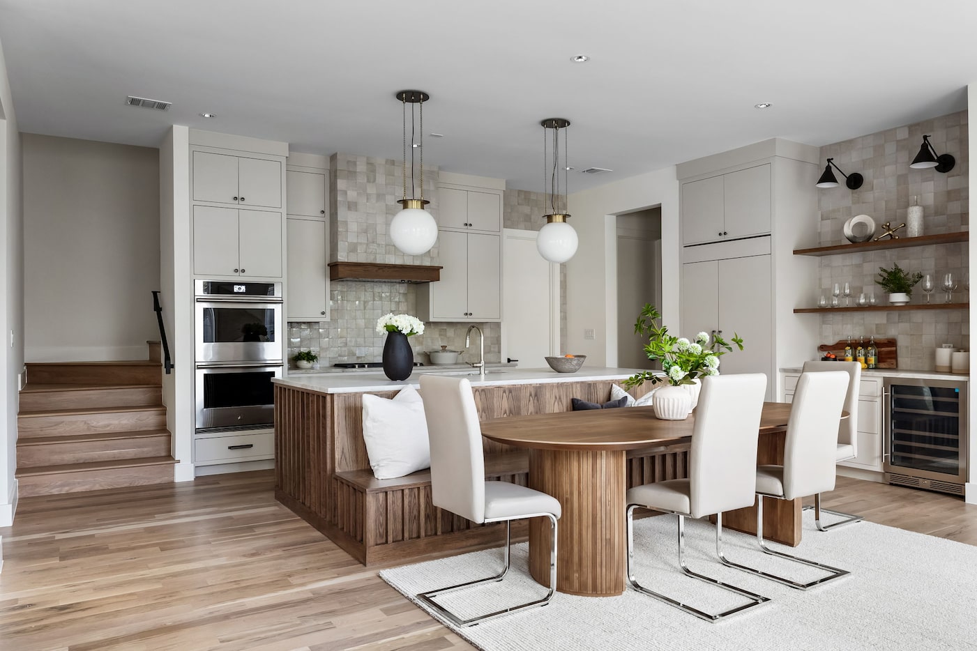 Kitchen with neutral hues