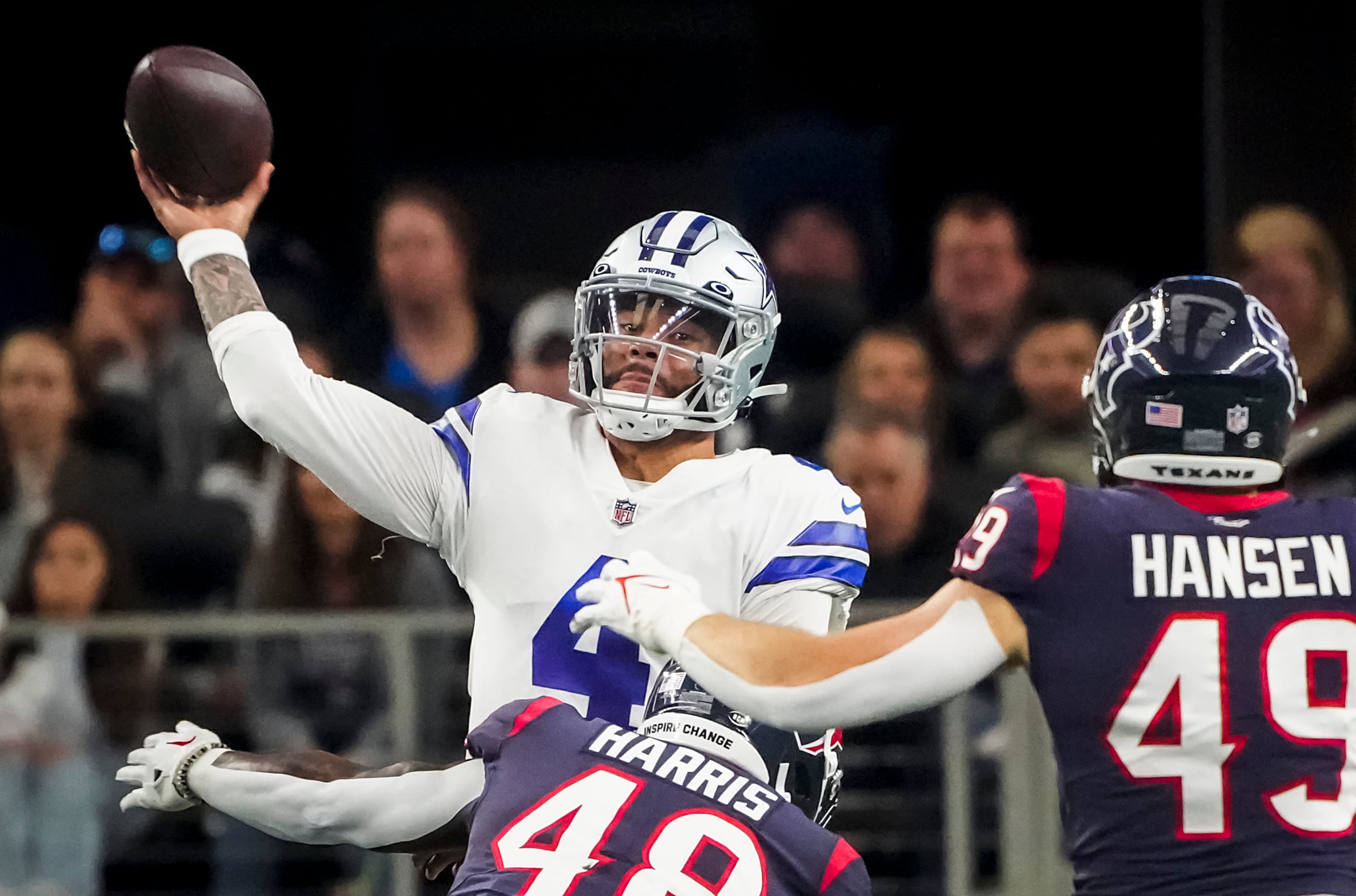 Houston Texans Vs. Dallas Cowboys in Arlington at AT&T Stadium