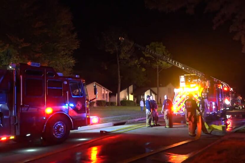 A man died following a house fire in Richardson on Friday Oct. 26, 2018.