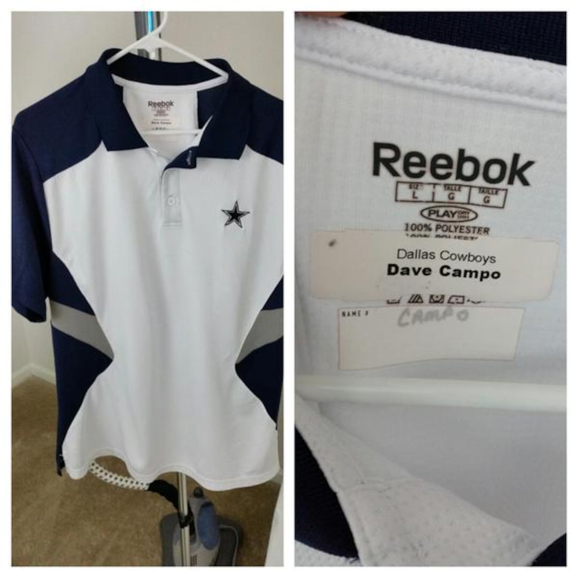 dallas cowboys sideline polo