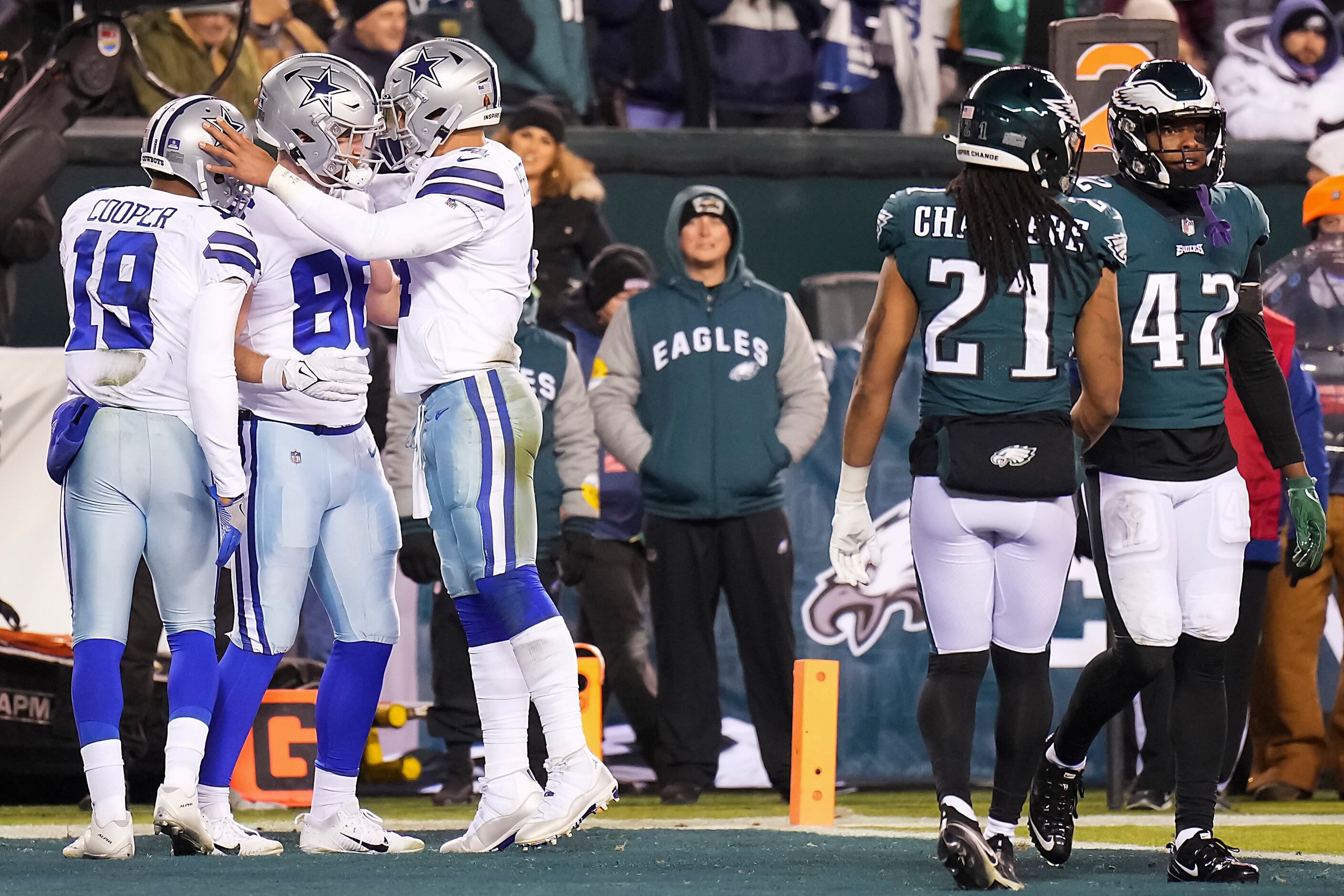 The Philadelphia Eagles were beat by the Dallas Cowboys, 51-26 — NFL, Week  18