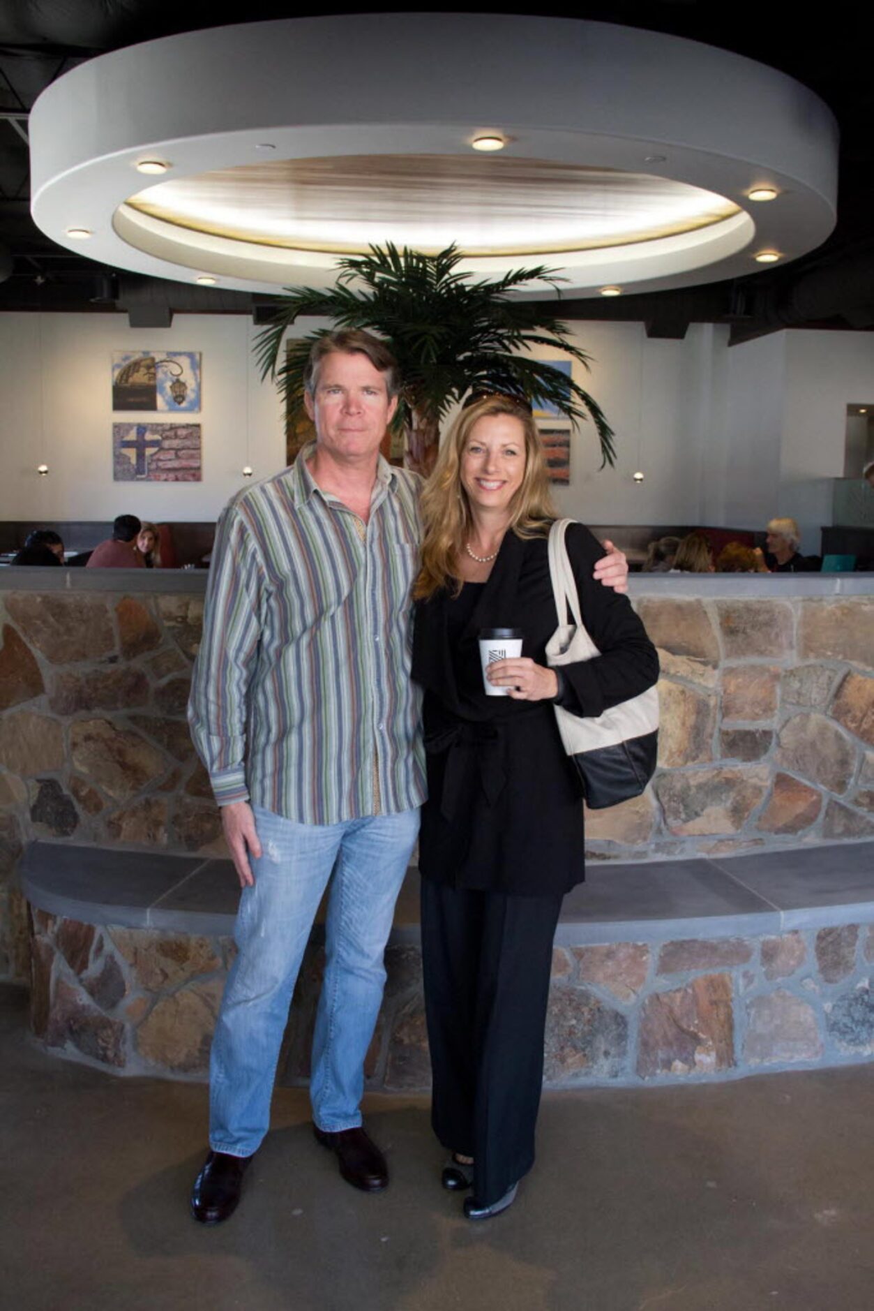 Craig Collins and Kim Hogan celebrated the grand opening of Nazca Kitchen on  Dec. 21 in...