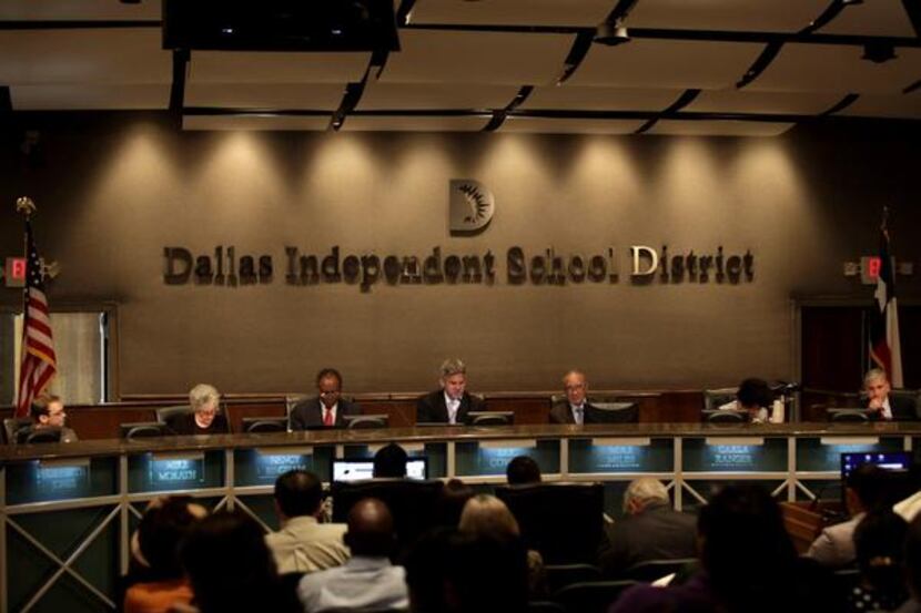 
The Dallas Independent School District board of trustees met to vote on the 2013-14 budget...