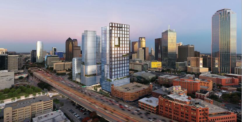The $1 billion Field Street District development is planned on the south side of Woodall...