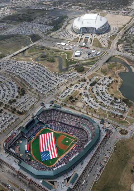 In the 1990s and 2000s, Arlington helped fund stadiums for the Rangers and Dallas Cowboys....