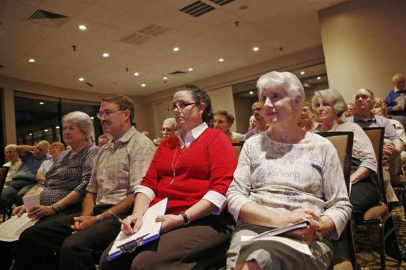 From right: Jean Baumann; Sandra Pratt and husband Chip Pratt; and Chip Pratt’s mother,...