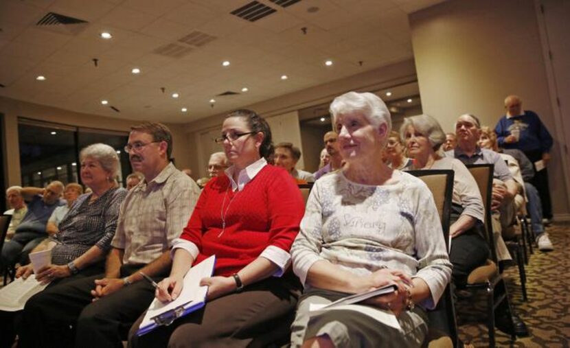 From right: Jean Baumann; Sandra Pratt and husband Chip Pratt; and Chip Pratt’s mother,...