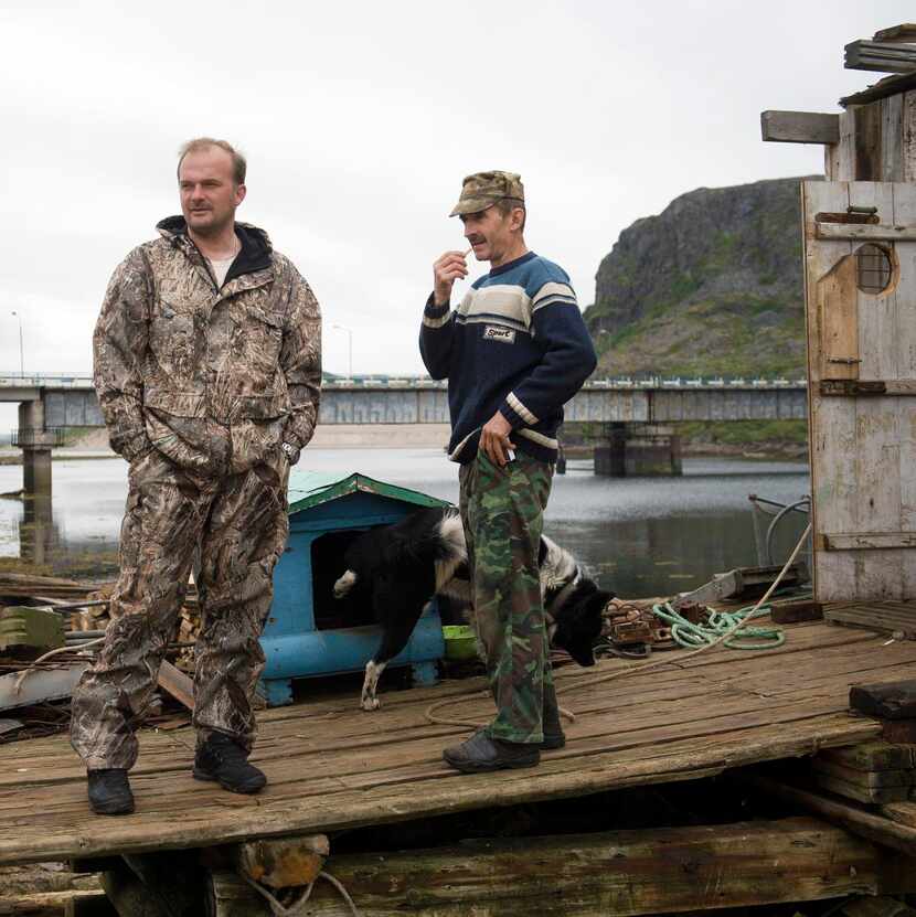 Gazprom planned to drill  near the homes of Igor Abanosimov and Viktor Popov in Teriberka,...