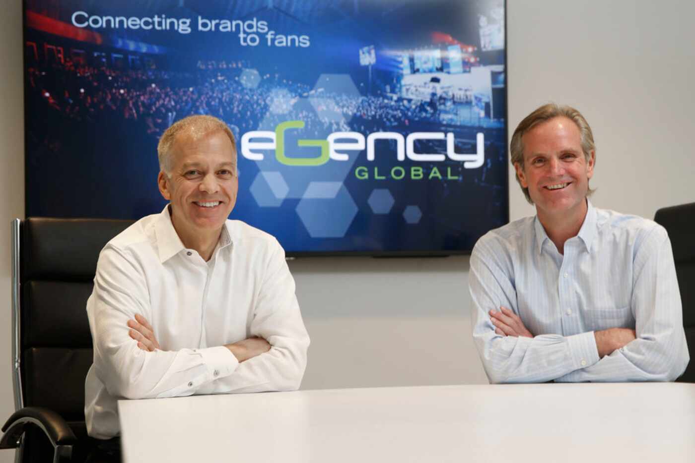 Chris Stone (left) is president and founder of the Trade Group and CEO of eGency Global....