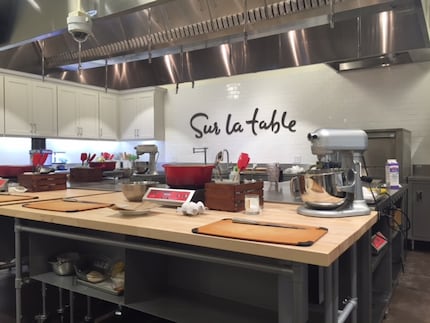 Sur La Table cooking class area in the Knox District on Cole Street in Dallas next to Trader...
