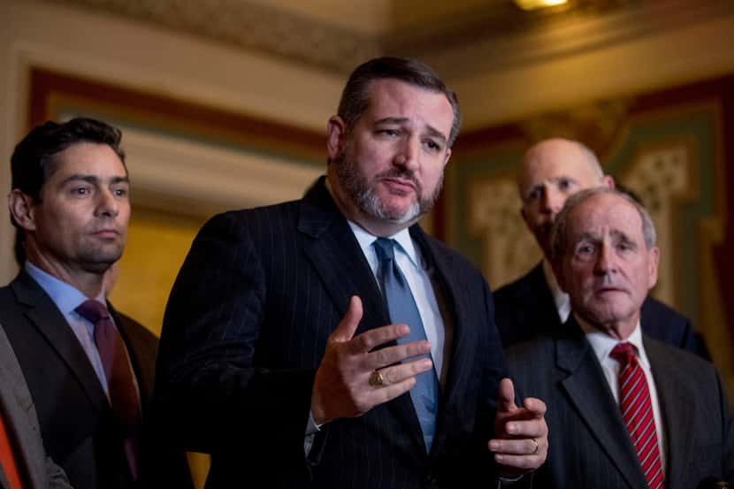 Sen. Ted Cruz, R-Texas, was one of a handful of people to vote against a sweeping...