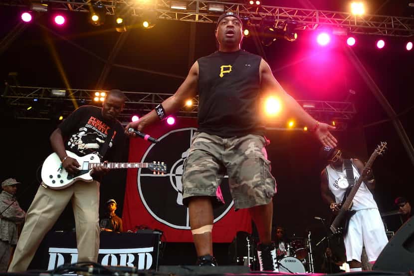 Public Enemy's Chuck D and Flavor Flav (right) in Benicassim, Spain, in 2015.