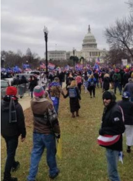 Daniel Phipps on the Capitol grounds.