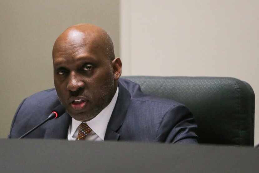Dallas City Manager T.C. Broadnax spoke during a June 12 City Council meeting. Ahead of the...