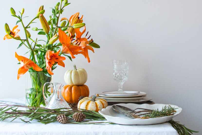 Holiday Tabletop: Let your tabletop be a mix of old and new, expensive and inexpensive,...