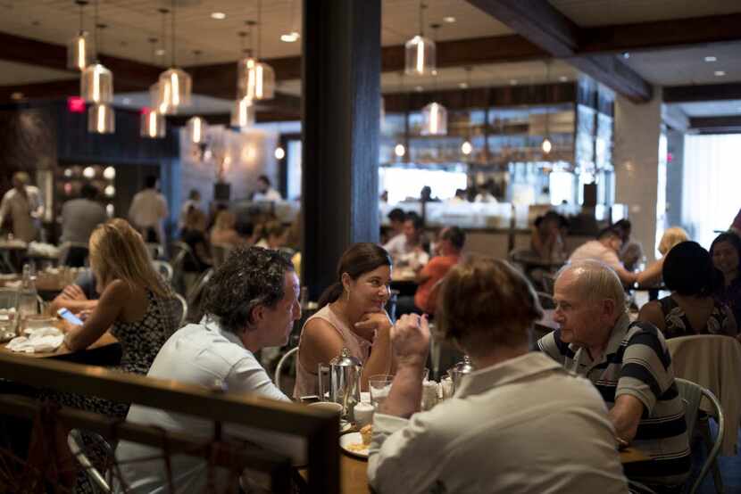 Patrons dine during lunch at CBD Provisions. 