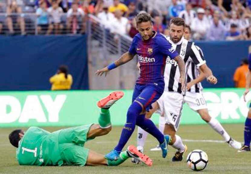 Neymar. (AP Photo/Julio Cortez)