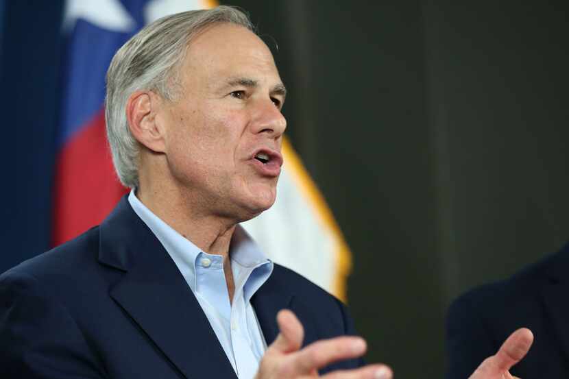 Texas Gov. Greg Abbott, shown as he clinched the Republican nomination for governor earlier...