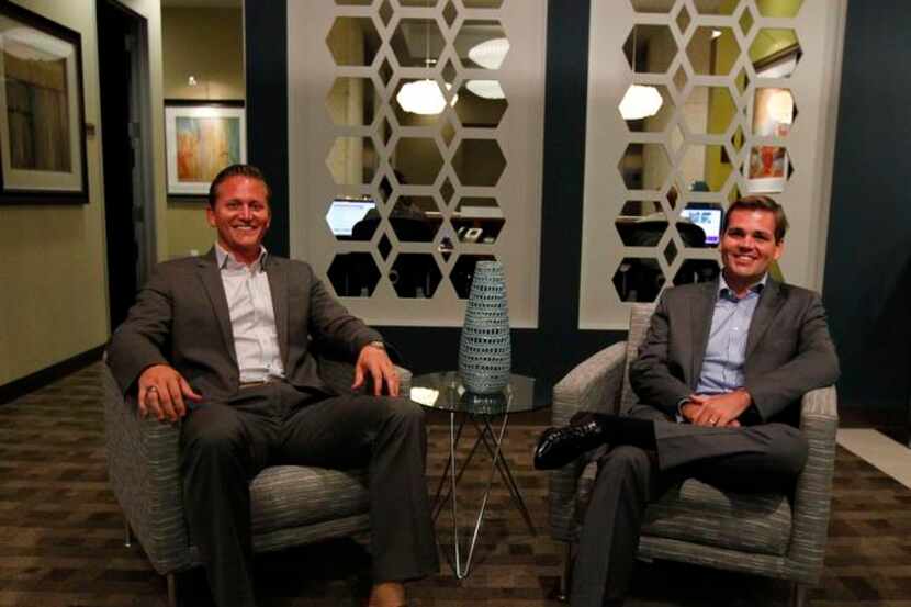 
Patrick Browder (left) and Robert Sunleaf, co-founders of Browder Capital, started their...
