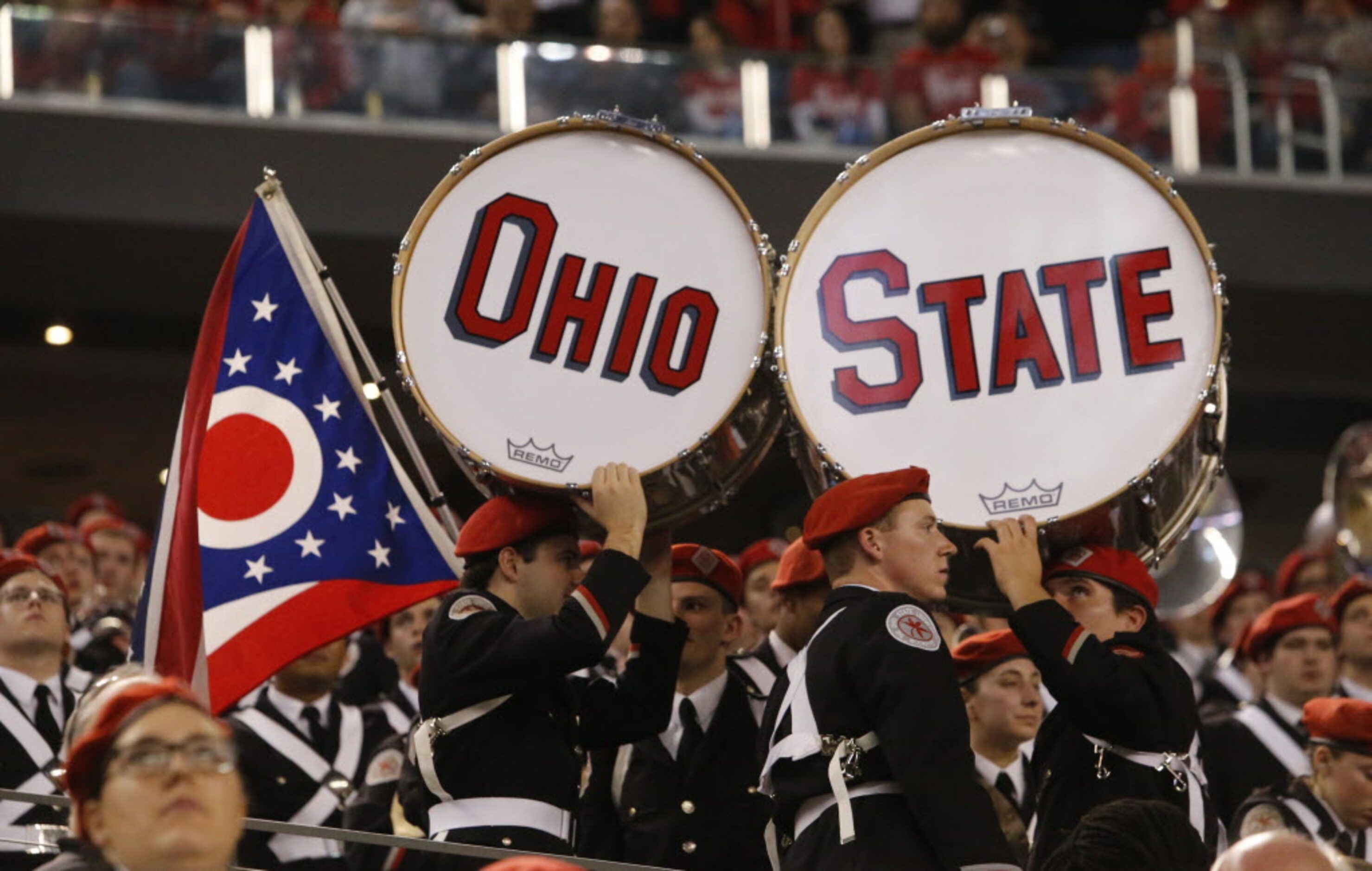 The Ohio State band during the second half of the College Football National Championship...